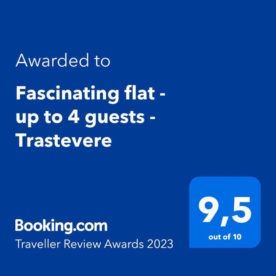 Fascinating Flat - Up To 4 Guests - Trastevere Roma Eksteriør bilde