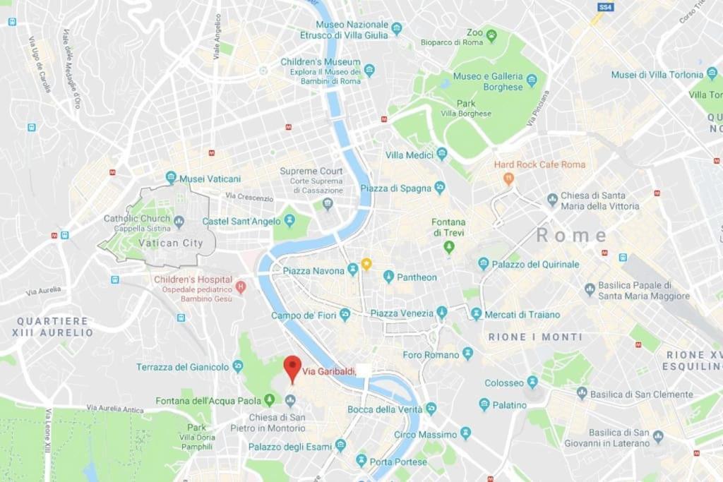 Fascinating Flat - Up To 4 Guests - Trastevere Roma Eksteriør bilde